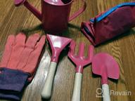 img 1 attached to Get Your Kids Excited About Gardening With MoTrent'S 7-Piece Children'S Garden Tool Set In Pink review by Ghostnote Hankins