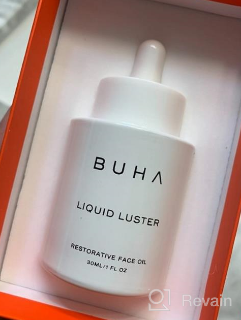 img 1 attached to Buha Liquid Luster Restorative Facial Oil - Ultra-Nourishing 21 Botanical & Antioxidant Face Skin Care, Hydrating For Dry Skin, Non-Toxic & Cruelty-Free, 30 ML review by Isaac Samal