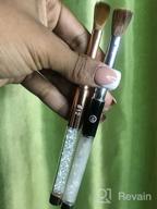 img 1 attached to 🖌️ Saviland Size 14 Kolinsky Acrylic Nail Brush – Premium Brush for Acrylic Powder with Bronze Gold Kolinsky Hair and Broken Diamond Handle – Ideal for Both Beginner and Professional Nail Artistry review by Gallo Carone