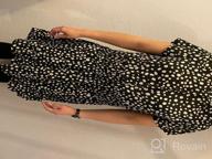 img 1 attached to Minipeach Women'S Summer Polka Dot Ruffle Short Sleeve Dress Casual Mini Dress review by Kenny Donald