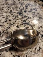 img 1 attached to Stainless Steel Cookie Scoop Set Of 3 - Perfect For Baking, Ice Cream, Cupcakes, And More! Includes Large, Medium, And Small Scoops For Precise Measurements - Kitchen Must-Have review by Dan Venegas