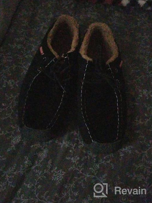 img 1 attached to Warm and Cozy Winter Slippers: Loafers and Moccasins for Outdoor Comfort review by Ali Lariosa