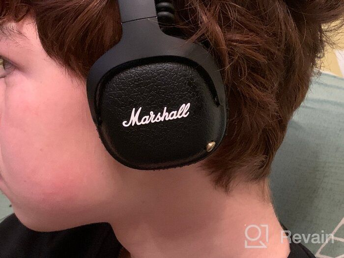 img 2 attached to Wireless Marshall Mid Bluetooth Headphones, Black review by Som Chai ᠌