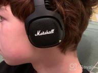 img 2 attached to Wireless Marshall Mid Bluetooth Headphones, Black review by Som Chai ᠌