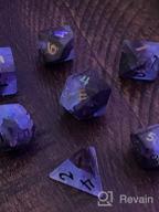 img 1 attached to Get Your Game On With 7-Piece Natural Gemstone Dice Set For Dungeons & Dragons And MTG Table Games review by Robert Cooper