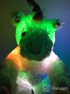 img 1 attached to 16'' Giant Light-Up Unicorn Plush Toy: LED Stuffed Animal Nightlight For Kids Girls - Perfect Valentine'S & Birthday Gift! review by Matt Watkins