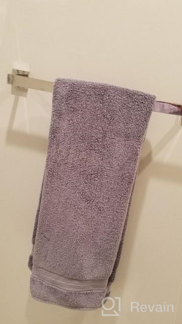 img 1 attached to 🛀 VELIMAX Premium Stainless Steel Towel Bar - Elegant Brushed Towel Rack for Bathroom review by John Carter