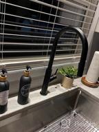 img 1 attached to Touch-On Kitchen Faucet W/ Pull Down Sprayer & 2-Way Pull Out Sprayer - KPF-1322B-T, Lead Free Brass, Matte Black review by Matthew Peterson