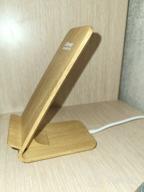 img 2 attached to Skyway Energy Fast wireless charger, dark wood review by Avut Prapratchob ᠌