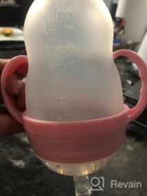 img 5 attached to Комплект с мягким носиком Anpei Sippy Cup для бутылочек Comotomo - легко переведите ребенка с помощью набора 5 унций и 8 унций, включая щетки (зеленые)