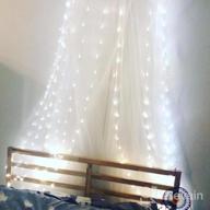img 1 attached to Transform Your Space With 300 LED Twinkle Fairy String Lights Curtain Backdrop For Weddings, Walls And Windows review by Scott Chen