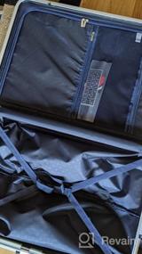 img 8 attached to Путешествуйте стильно и безопасно с чемоданом Coolife с алюминиевой рамой — размеры 20, 24 и 28 дюймов (серебристый, M (24 дюйма))
