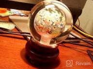 img 1 attached to Amlong Crystal Wooden Stand For 2 Inch Crystal Ball review by Brandon Whiteman