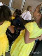 картинка 1 прикреплена к отзыву Пасхальная одежда для девочек, бургундский цвет с цветочным дизайном от IGirlDress от Alexa Johnson
