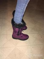 img 1 attached to Women'S Knee-High Water Resistant Fur-Lined Snow Boots - DailyShoes review by Patrick Gibb