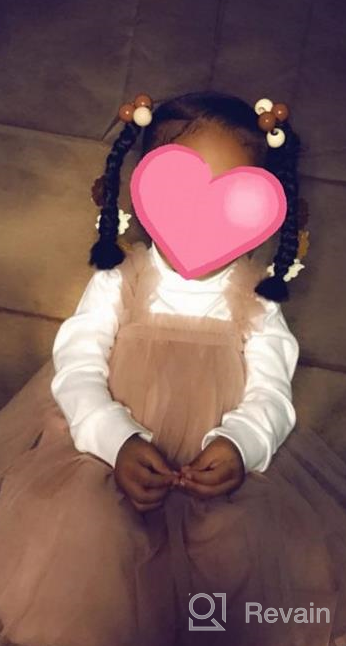 img 1 attached to 👗 Adorable LYXIOF Baby Girls Tutu Dress: Long Sleeve/Sleeveless Princess Tulle Sundress review by Ladonna Adams