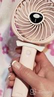 img 1 attached to Stay Cool On-The-Go: TriPole Mini Handheld Fan With USB Rechargeable Battery, Adjustable Speeds, And Foldable Design review by Ronnie Toups