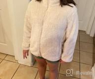 img 1 attached to Kids Sherpa Fleece Jacket Boys Girls Long Sleeve Full Zip Coats SOLOCOTE review by Cordany Grissom