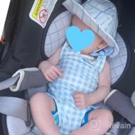 img 1 attached to 👒 Breathable Sun Hat with Chin Strap for Baby Toddler - pureborn Bucket Hat for Infant Boys Girls Kids review by Jon Cherian