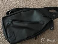 img 1 attached to Multi-Purpose Water Resistant Sling Bag For Outdoor Sports And Fashion review by Lance Alvarez