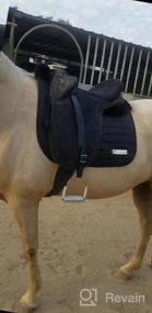 img 5 attached to Вальтрап из дышащей сетки English Saddle Pad со стеганой противоскользящей набивкой для максимального комфорта и циркуляции воздуха от Kavallerie