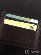 img 1 attached to Premium Pocket Bifold Genuine Leather Wallet: Sleek Style with Ultimate Functionality review by Jason Winkfield