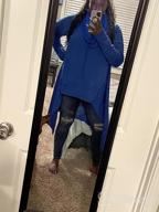 img 1 attached to Stay Chic And Comfy With Sprifloral Women'S Asymmetric Hem Hoodie Sweatshirt review by Sean Liu