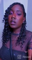 img 1 attached to Get A Bold Look With Dorsanee 8 Packs Of Burgundy Passion Twist Hair For Black Women - Pre-Twisted, Pre-Looped Crochet Braids In 10 Inch Bohemian Style Synthetic Braiding Hair Extension (TBug) review by Carolina