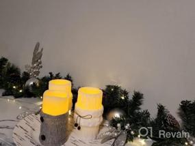 img 5 attached to 9-футовая рождественская гирлянда Goplus со 100 светодиодными лампочками, таймером, сосновыми шишками и красными ягодами - идеально подходит для праздничных украшений, свадеб и вечеринок