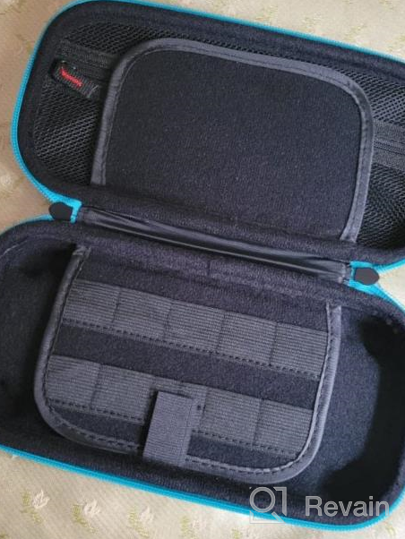 img 1 attached to Organize Your Nintendo Switch Lite On-The-Go With ButterFox Slim Carrying Case In Coral/Gray With Game & SD Card Slots! review by David Will