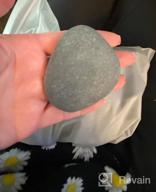 img 1 attached to 50 Count Black Flat & Smooth Kindness Rocks For Painting, Decoration, And Crafts - Hand Picked 1.5 To 2.7 Inch Medium & Small Rocks By Lifetop review by Andre Arias