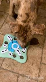 img 7 attached to Lewhoo Interactive Dog Toys With Brush And Treats Puzzle For Mental Enrichment And IQ Training