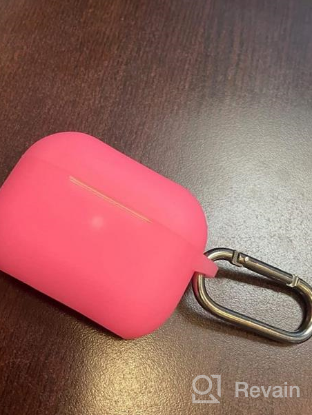 img 1 attached to Protect Your Apple AirPods With Hamile Silicone Case - Shockproof Cover & Keychain Included In Lilac For AirPods Pro 2019 review by Greg Princeking