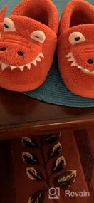 img 6 attached to Dinosaur Slippers: Best Indoor Bedroom Shoes and Slippers for Toddler Boys