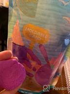 img 1 attached to 2 Lb CoolSand Natural Moldable Indoor Play Sand - Resealable Bag Refill Pack review by Greg Muiznieks