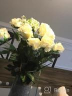 img 1 attached to 10 Pcs Yellow Artificial Roses - Perfect For Home Garden Party Floral Decorations! review by Sean Baller