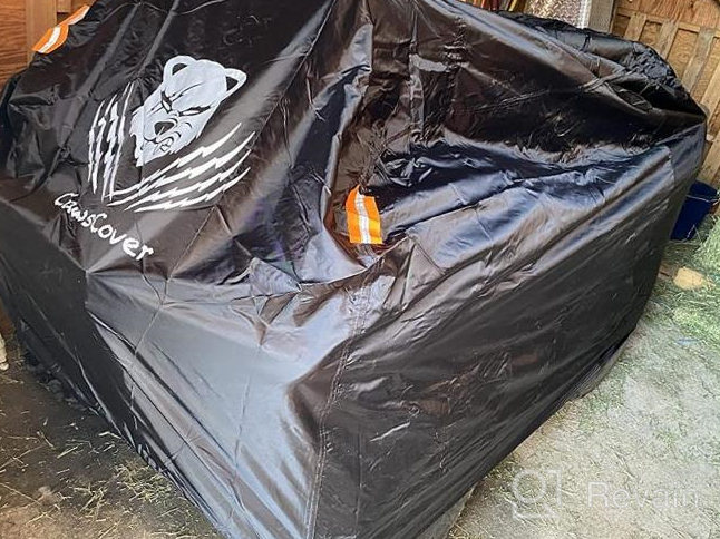 img 1 attached to Heavy Duty Waterproof Outdoor ATV Cover XXL 89" - 420D Oxford Cloth, Anti-Fade UV Protection For Kawasaki Yamaha Suzuki Honda Polaris Can Am review by Sean Florence