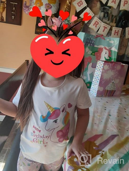 img 1 attached to Ultra Unicorn Birthday Short Sleeve T Shirt 🦄 - Stylish Girls' Clothing in Tops, Tees & Blouses! review by Donna Maupin