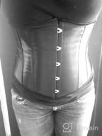 img 1 attached to Frawirshau Lace-Up Boned Underbust Waist Trainer Corset For Women - Style 9427 review by Sean Santhanam