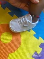 img 1 attached to BENHERO Canvas Toddler Sneaker: Anti-Slip Baby Boys and Girls First Walkers Candy Shoes, Available in 12 Colors - Sizes 0-24 Months (13cm, 12-18 Months Toddler, Aa/Red) review by Joe Griffin