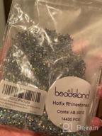 img 1 attached to Beadsland Emerald Hotfix Rhinestones Bulk - 14400Pcs Of SS10 (2.7-2.9Mm) Green Hot Fix Rhinestones For DIY Crafts And Clothing Decoration review by Heather Genevish