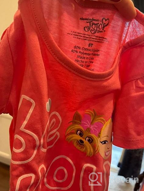 img 1 attached to 👗 Girls' Heathered Sleeve Clothing by JoJo Siwa review by Elizabeth Carrasco