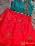 img 1 attached to 👗 Stunning Ashwini Indian Embroidery Closure Dresses for Girls - Readymade and Elegant review by Cynthia Hutter