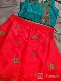 img 6 attached to 👗 Stunning Ashwini Indian Embroidery Closure Dresses for Girls - Readymade and Elegant