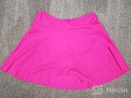 img 1 attached to Women'S High Waisted Swim Skirt Tummy Control Ruched Bikini Bottom By Aleumdr review by George Ahmed