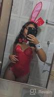 img 1 attached to Bounce Into Adventure With CR ROLECOS Women'S Bunny Costume - Mai Sakurajima Bunny Suit With Bunny Ears Bodysuit review by Joseph Long