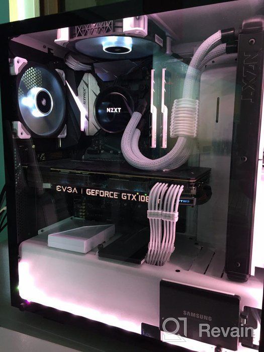 img 1 attached to 🌀 NZXT Kraken X62 280mm - CAM-Powered AIO Liquid Cooler with Infinity Mirror Design and Aer P140mm Radiator Fans review by Kero Murcafo ᠌