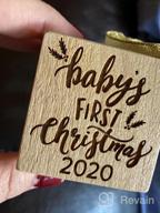 img 1 attached to Personalized 2021 Baby'S First Christmas Ornament - A Special Keepsake! review by Emilio Wallace