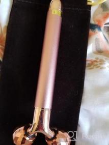 img 8 attached to Rose Quartz 3D Facial Roller And Massager - All-In-One Electric Jade Roller For Optimal Skincare Benefits