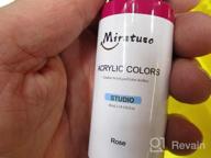 img 1 attached to Get Creative With Miratuso'S 24-Color Acrylic Paint Set For Artists, Students, And Kids – Non-Toxic, Pigmented, And Perfect For Canvas And Wood Projects! review by Jeff Johnson
